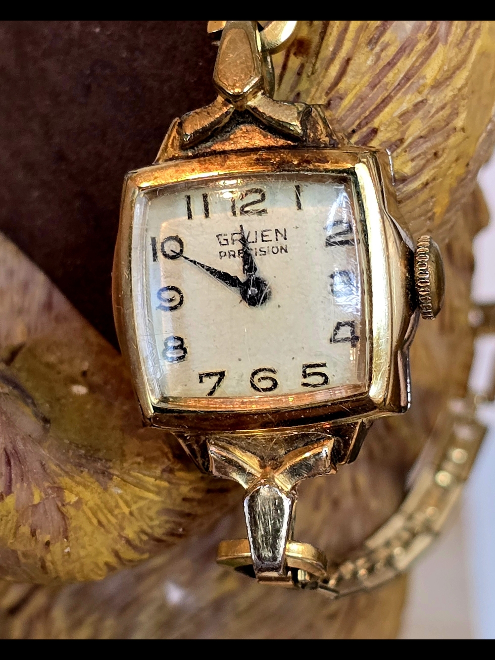 Vintage Gruen Gold Women's Bracelet Watch